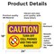 Signmission Radiation & Laser Sign, 18 in H x 24 in W, Vinyl Decal, Rectangle OS-2PACK-CR-D-1824-L-10193 - alternate 4